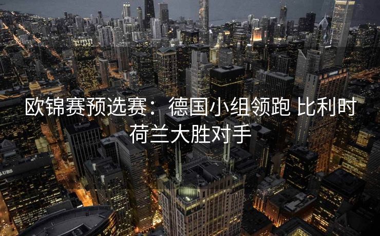 欧锦赛预选赛：德国小组领跑 比利时荷兰大胜对手