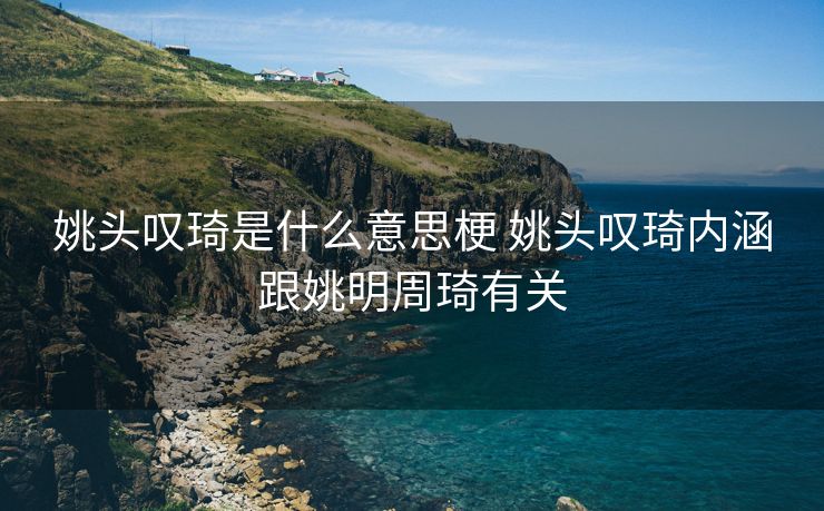 姚头叹琦是什么意思梗 姚头叹琦内涵跟姚明周琦有关