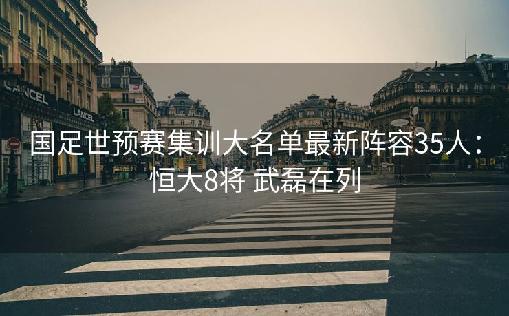 国足世预赛集训大名单最新阵容35人：恒大8将 武磊在列