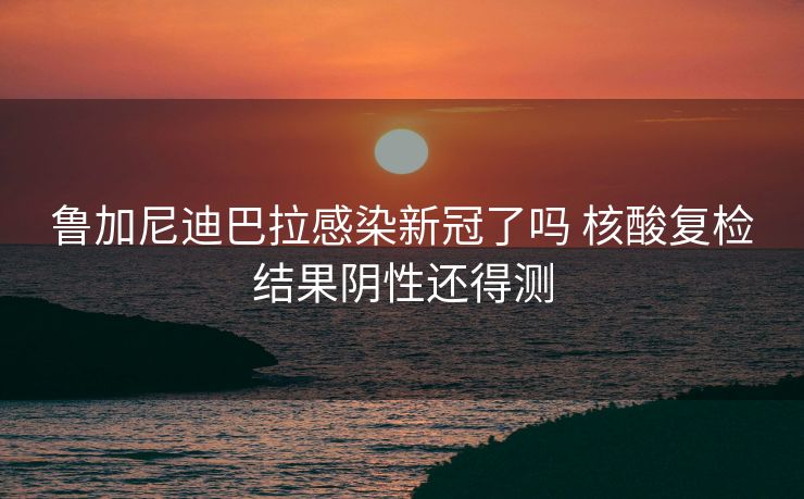 鲁加尼迪巴拉感染新冠了吗 核酸复检结果阴性还得测