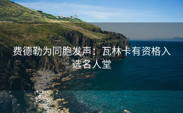 费德勒为同胞发声：瓦林卡有资格入选名人堂