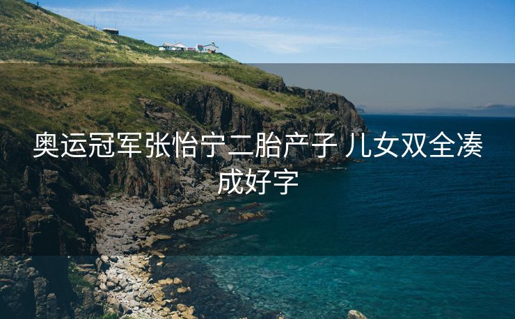 奥运冠军张怡宁二胎产子 儿女双全凑成好字
