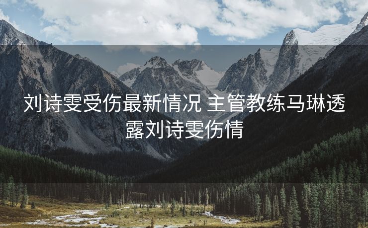 刘诗雯受伤最新情况 主管教练马琳透露刘诗雯伤情