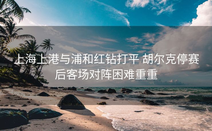上海上港与浦和红钻打平 胡尔克停赛后客场对阵困难重重