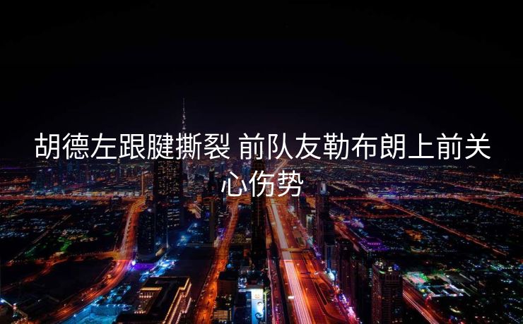胡德左跟腱撕裂 前队友勒布朗上前关心伤势
