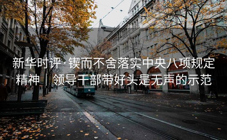 新华时评·锲而不舍落实中央八项规定精神｜领导干部带好头是无声的示范