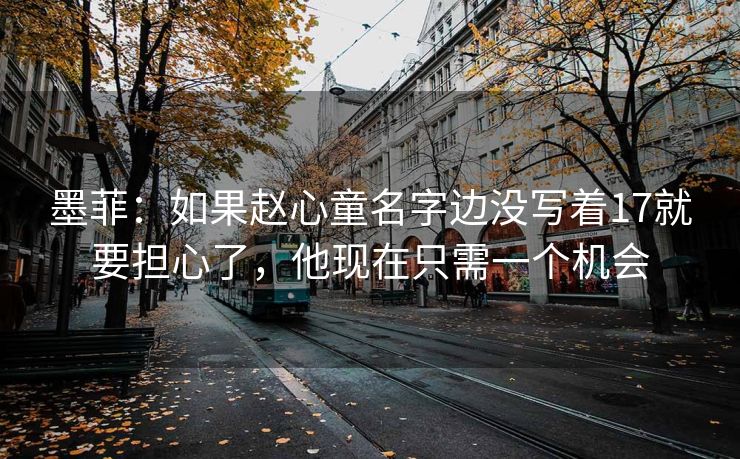 墨菲：如果赵心童名字边没写着17就要担心了，他现在只需一个机会