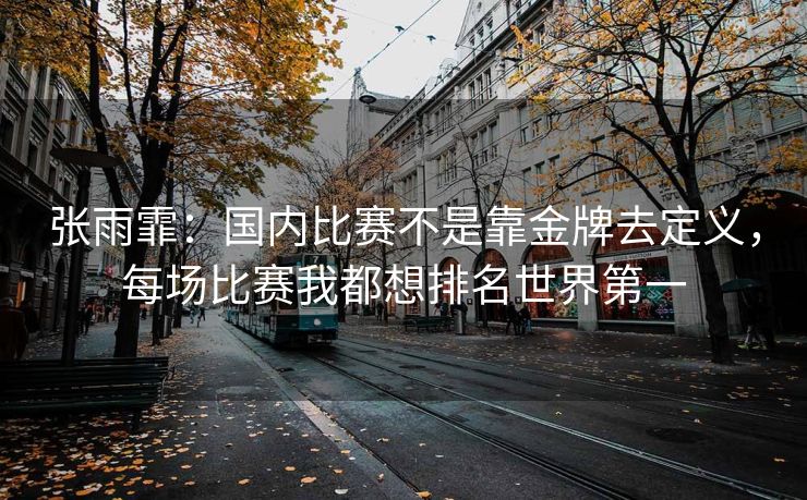张雨霏：国内比赛不是靠金牌去定义，每场比赛我都想排名世界第一