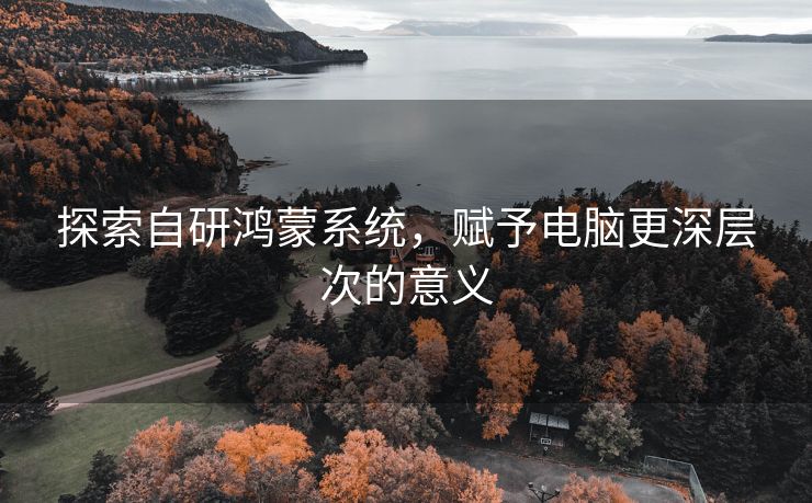 探索自研鸿蒙系统，赋予电脑更深层次的意义