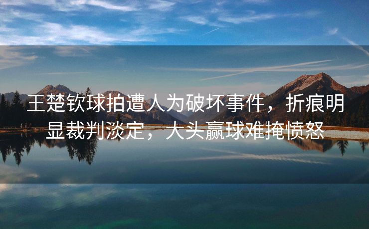 王楚钦球拍遭人为破坏事件，折痕明显裁判淡定，大头赢球难掩愤怒