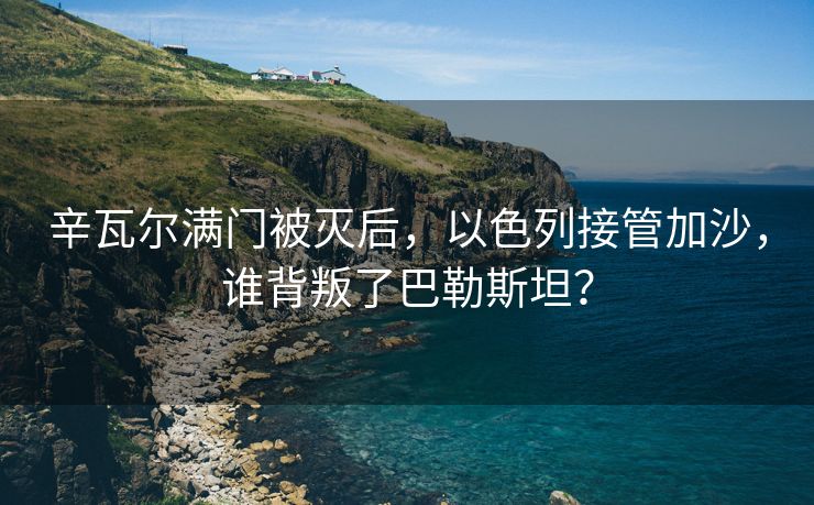 辛瓦尔满门被灭后，以色列接管加沙，谁背叛了巴勒斯坦？