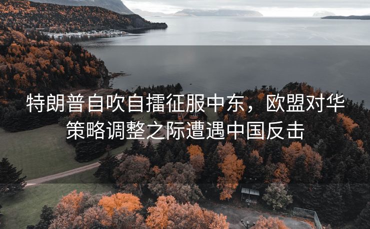 特朗普自吹自擂征服中东，欧盟对华策略调整之际遭遇中国反击