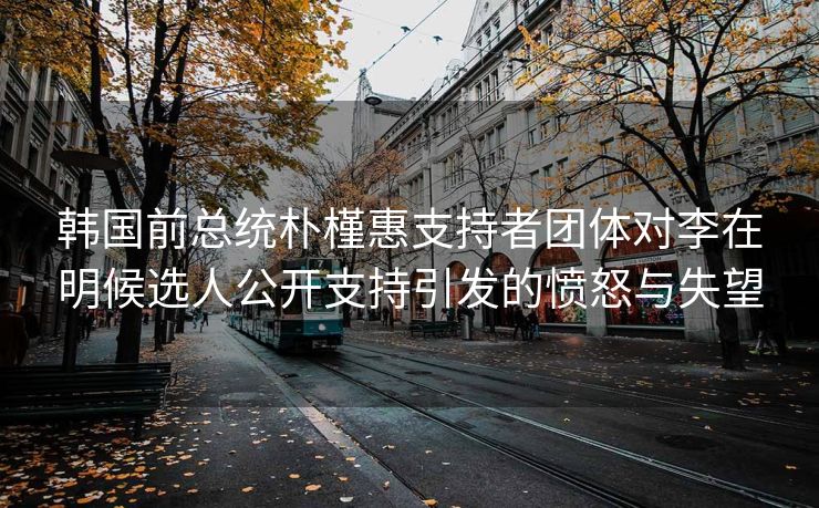 韩国前总统朴槿惠支持者团体对李在明候选人公开支持引发的愤怒与失望