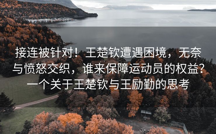 接连被针对！王楚钦遭遇困境，无奈与愤怒交织，谁来保障运动员的权益？一个关于王楚钦与王励勤的思考