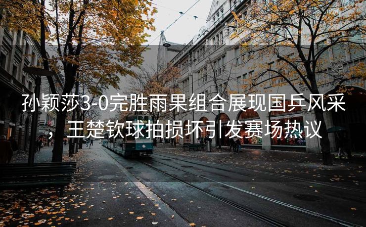 孙颖莎3-0完胜雨果组合展现国乒风采，王楚钦球拍损坏引发赛场热议