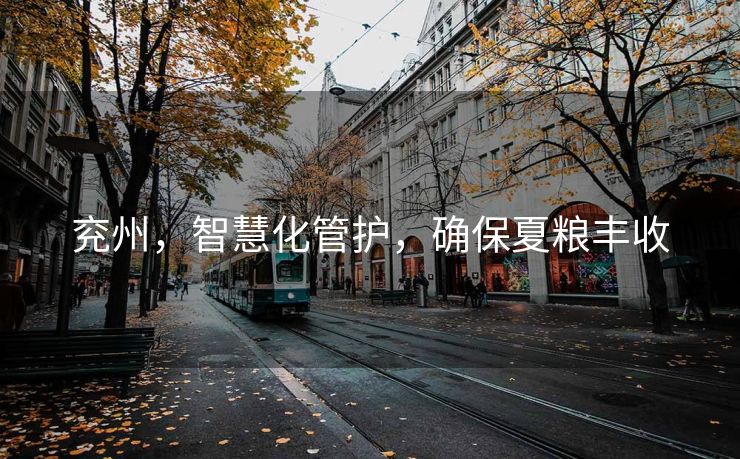 兖州，智慧化管护，确保夏粮丰收