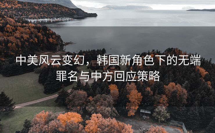 中美风云变幻，韩国新角色下的无端罪名与中方回应策略