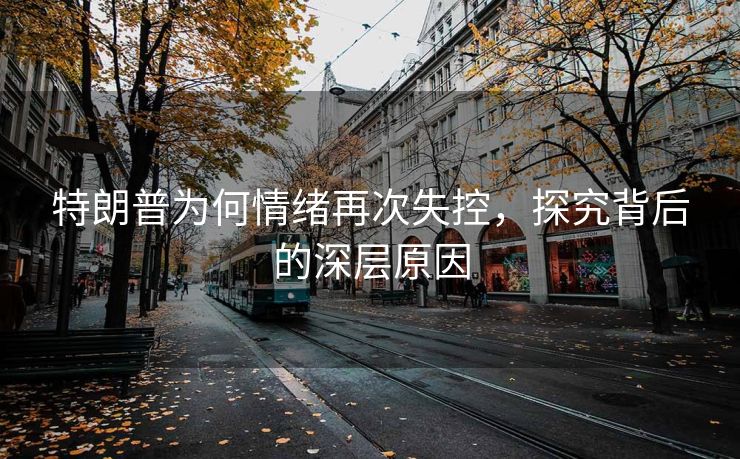 特朗普为何情绪再次失控，探究背后的深层原因