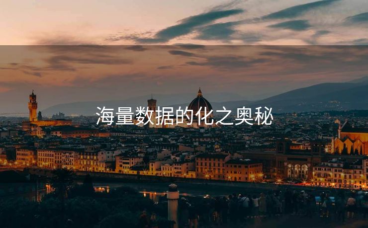 海量数据的化之奥秘