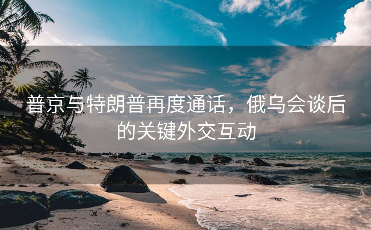 普京与特朗普再度通话，俄乌会谈后的关键外交互动