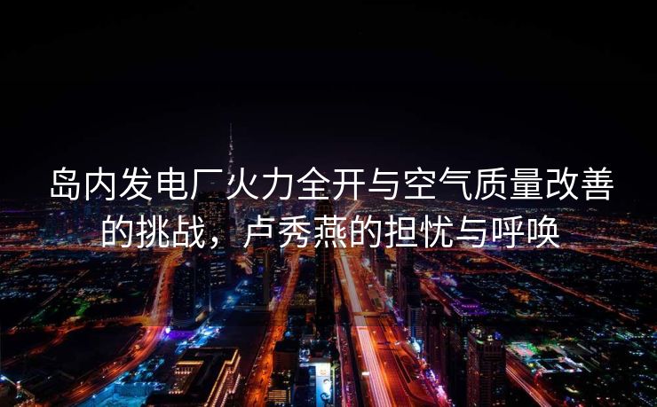 岛内发电厂火力全开与空气质量改善的挑战，卢秀燕的担忧与呼唤