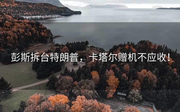 彭斯拆台特朗普，卡塔尔赠机不应收！