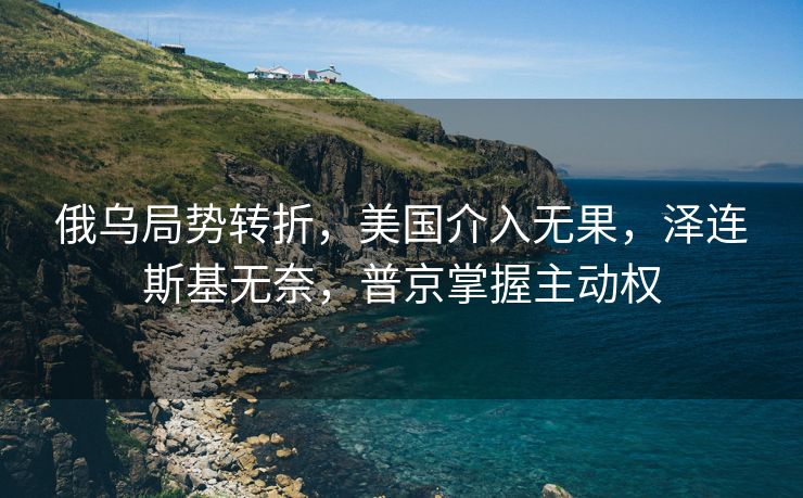 俄乌局势转折，美国介入无果，泽连斯基无奈，普京掌握主动权