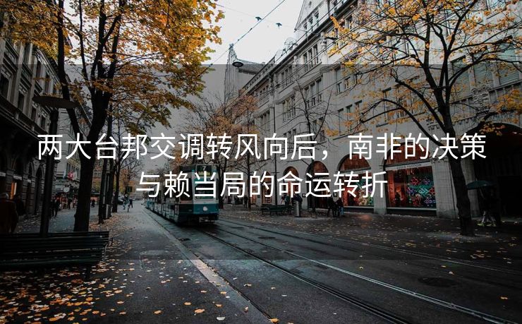 两大台邦交调转风向后，南非的决策与赖当局的命运转折