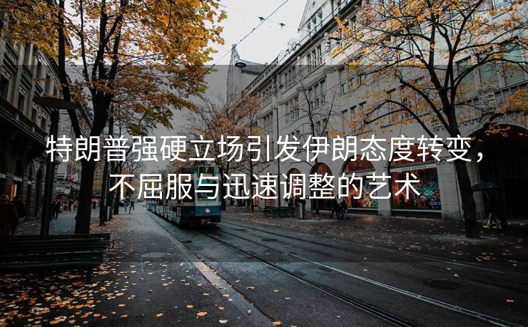 特朗普强硬立场引发伊朗态度转变，不屈服与迅速调整的艺术