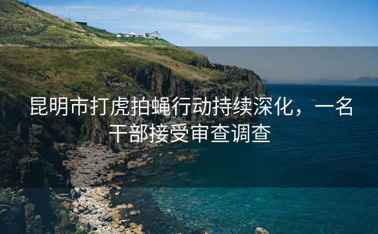 昆明市打虎拍蝇行动持续深化，一名干部接受审查调查