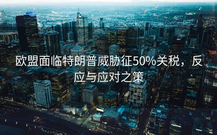 欧盟面临特朗普威胁征50%关税，反应与应对之策