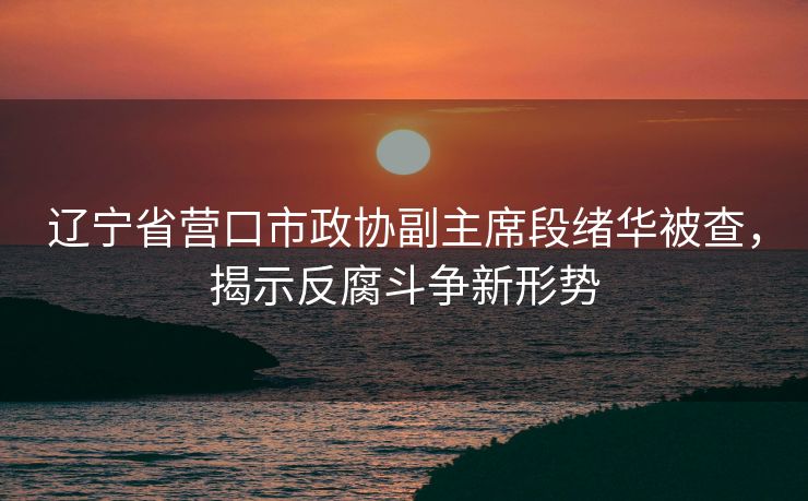 辽宁省营口市政协副主席段绪华被查，揭示反腐斗争新形势