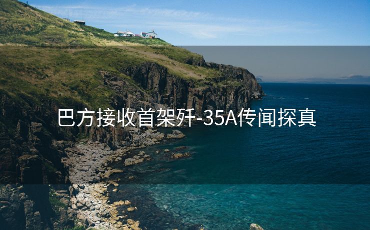 巴方接收首架歼-35A传闻探真