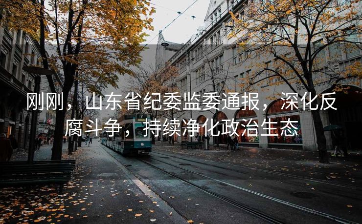 刚刚，山东省纪委监委通报，深化反腐斗争，持续净化政治生态