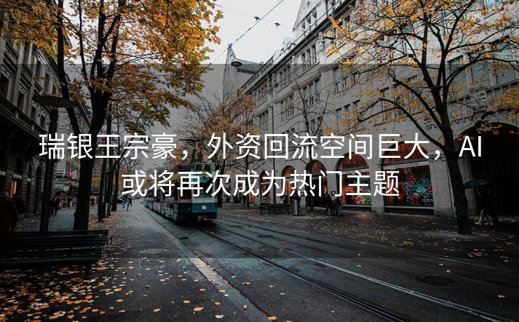 瑞银王宗豪，外资回流空间巨大，AI或将再次成为热门主题