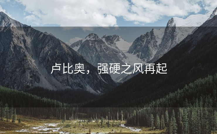 卢比奥，强硬之风再起