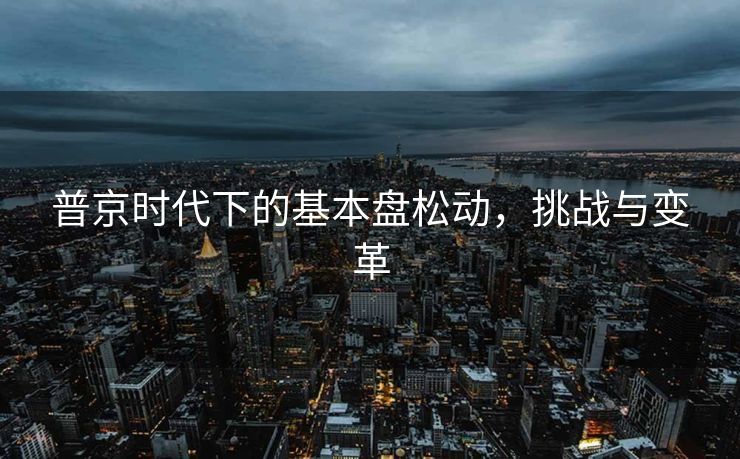 普京时代下的基本盘松动，挑战与变革