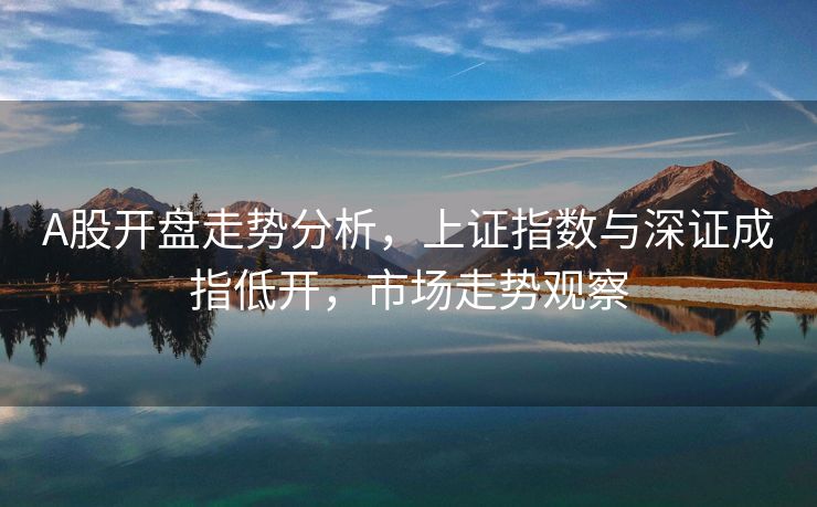 A股开盘走势分析，上证指数与深证成指低开，市场走势观察