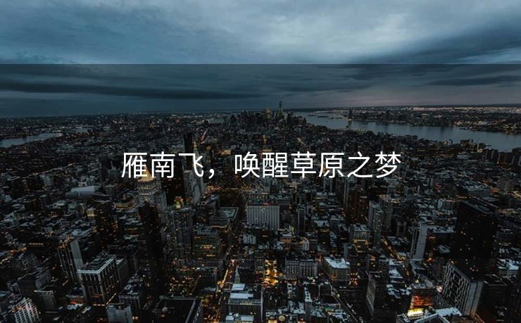 雁南飞，唤醒草原之梦