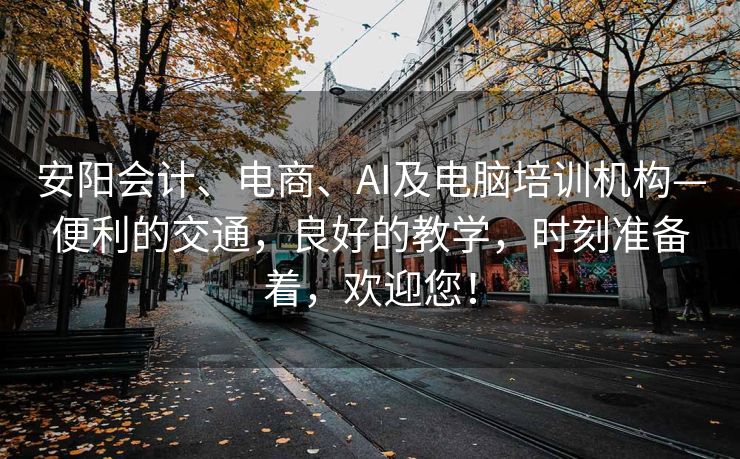 安阳会计、电商、AI及电脑培训机构—便利的交通，良好的教学，时刻准备着，欢迎您！