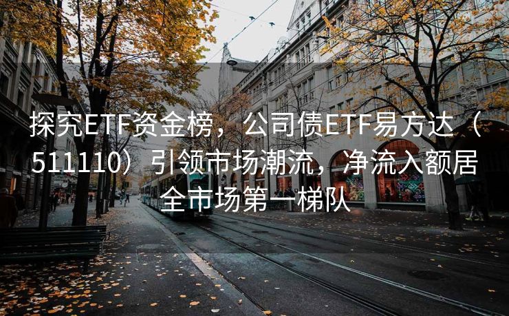 探究ETF资金榜，公司债ETF易方达（511110）引领市场潮流，净流入额居全市场第一梯队