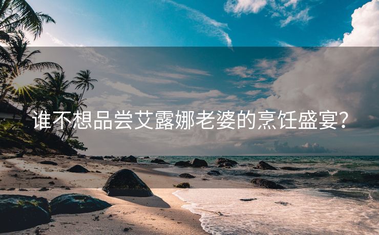 谁不想品尝艾露娜老婆的烹饪盛宴？