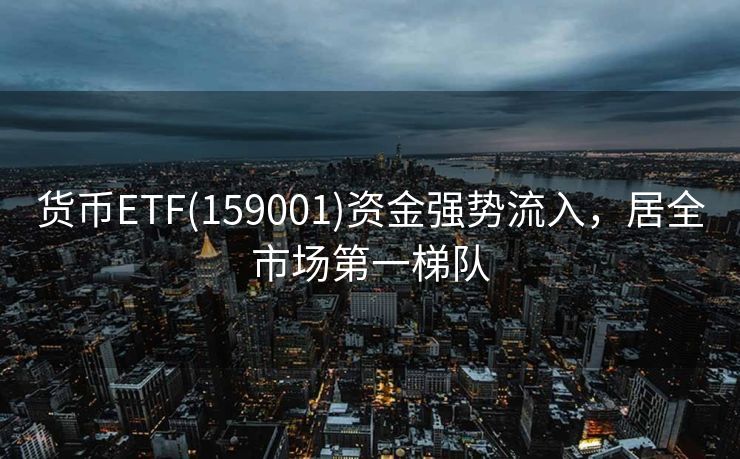 货币ETF(159001)资金强势流入，居全市场第一梯队