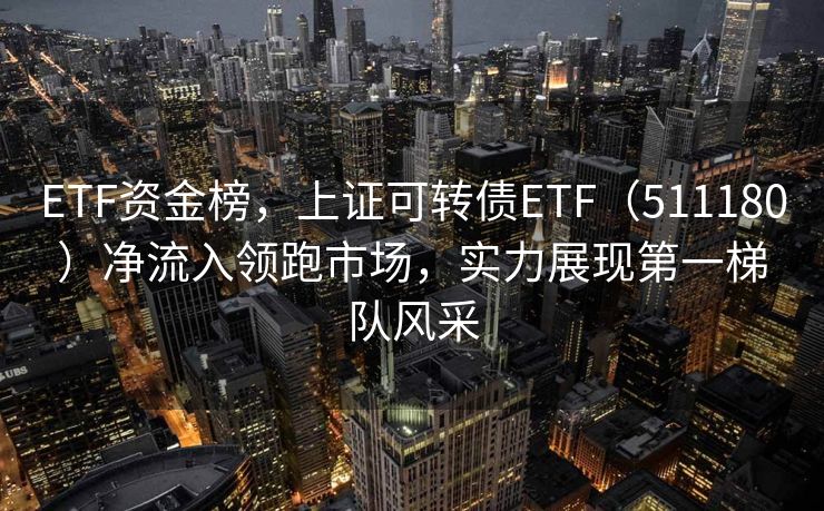 ETF资金榜，上证可转债ETF（511180）净流入领跑市场，实力展现第一梯队风采